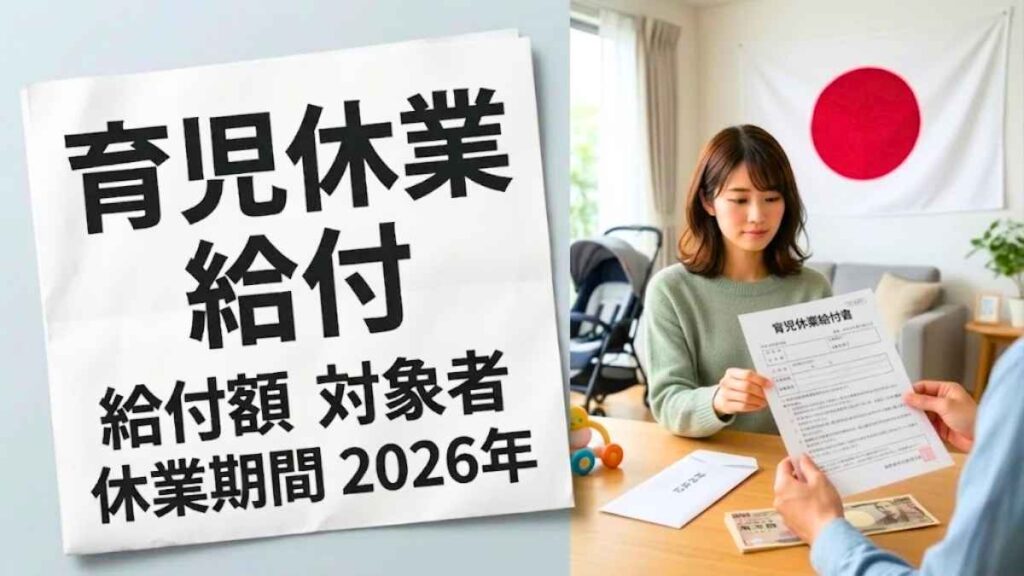 日本の育児休業給付2026最新情報｜支給額はいくらか 対象者条件と休業期間の詳細