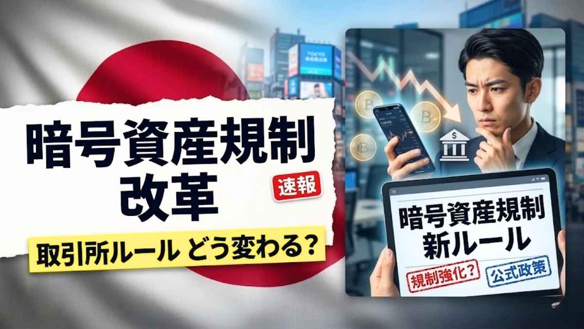 日本の暗号資産規制改革2026｜デジタル資産と取引所の最新政策変更